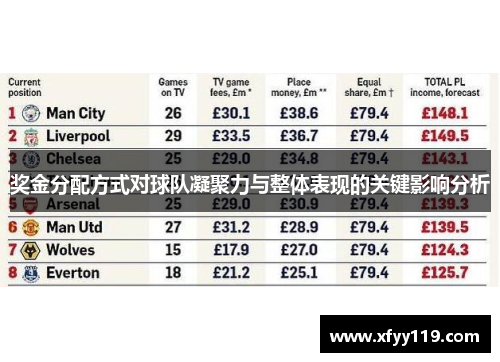 奖金分配方式对球队凝聚力与整体表现的关键影响分析
